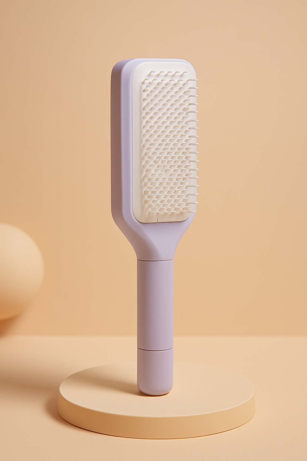 Cepillo de Pelo Giratorio Autolimpiante con Peine Elevador