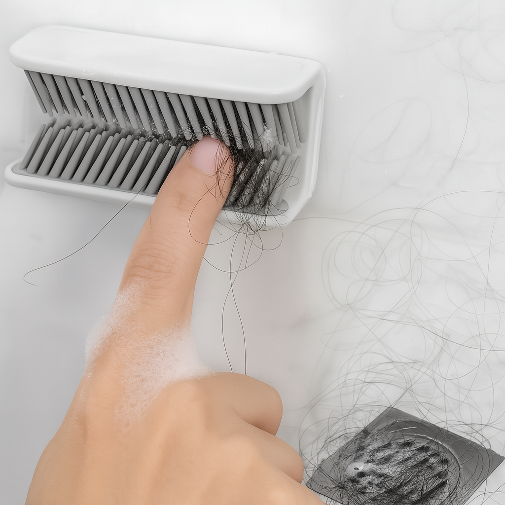 Recogedor de Pelo de Pared – Adiós a los Desagües Atascados