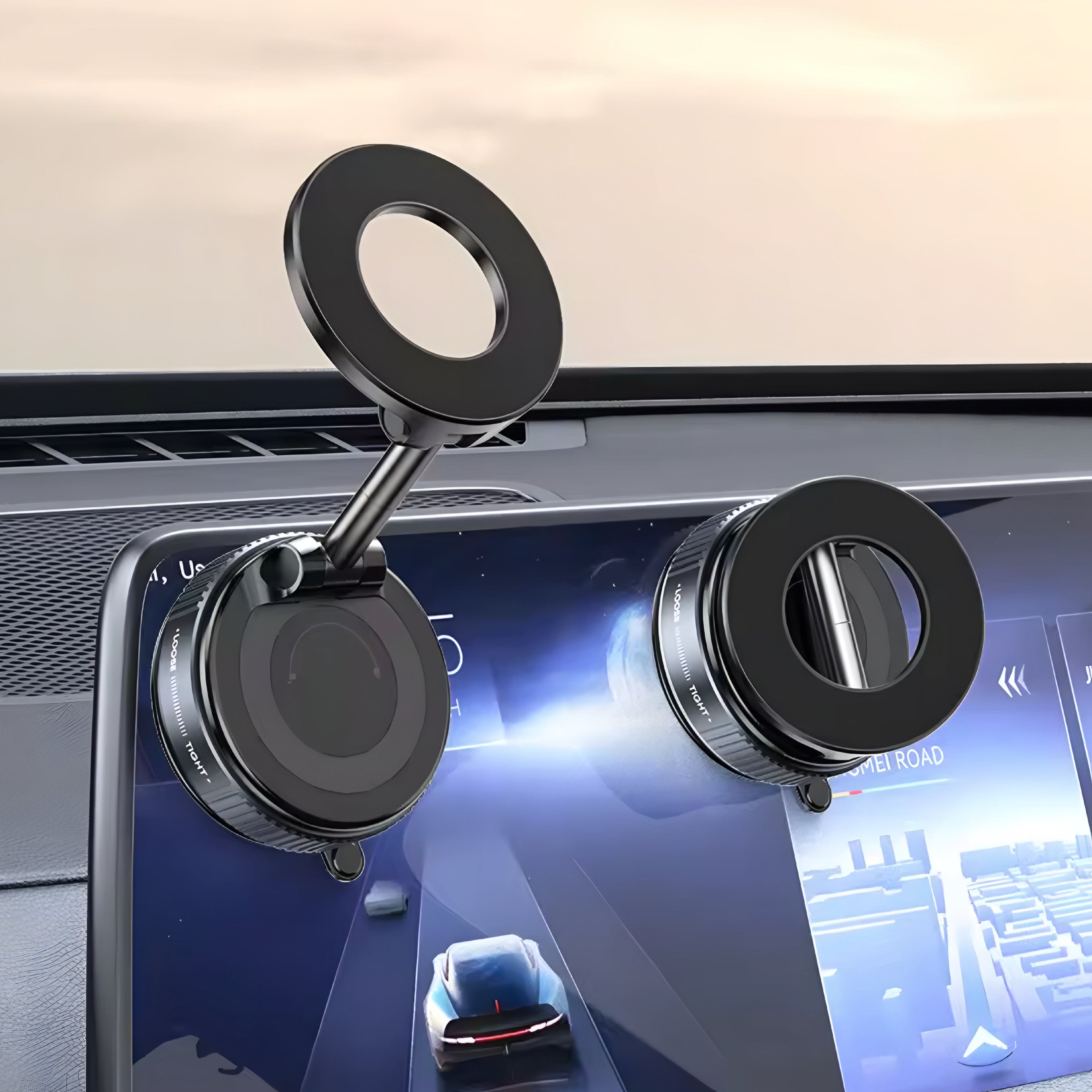 Soporte Magnético para Teléfono – Fuerte, Plegable y Ajustable