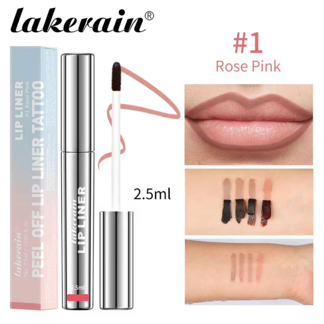Tatuaje de Delineador de Labios Peel Off