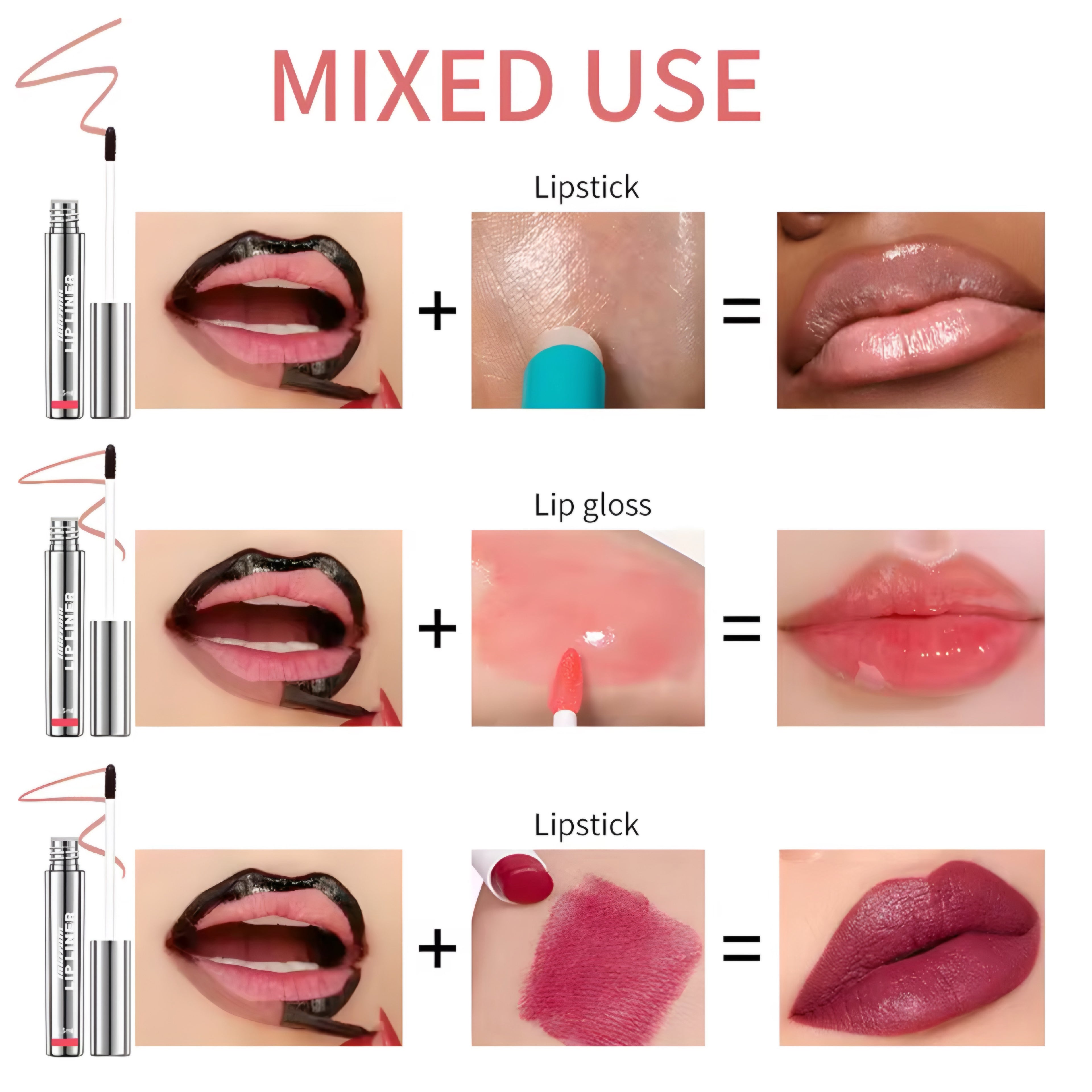 Tatuaje de Delineador de Labios Peel Off