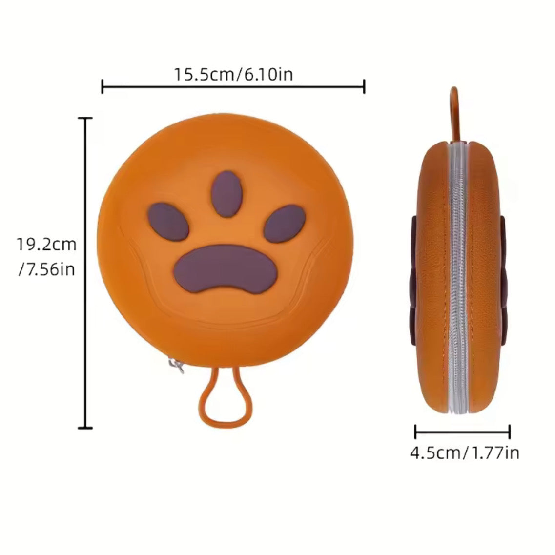Tazón Plegable de Silicona 2 en 1 para Perros