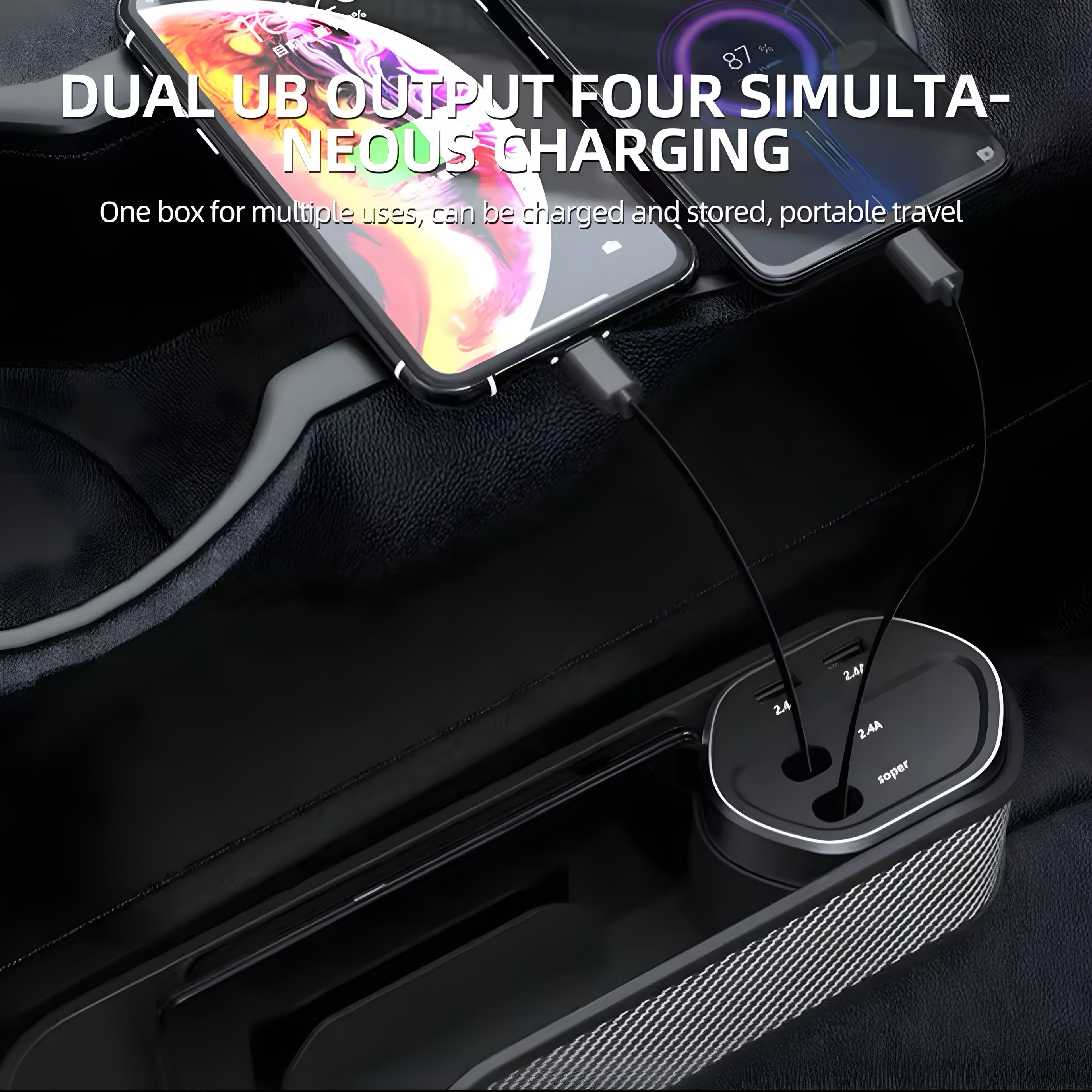 Organizador de Huecos para Asientos de Coche
