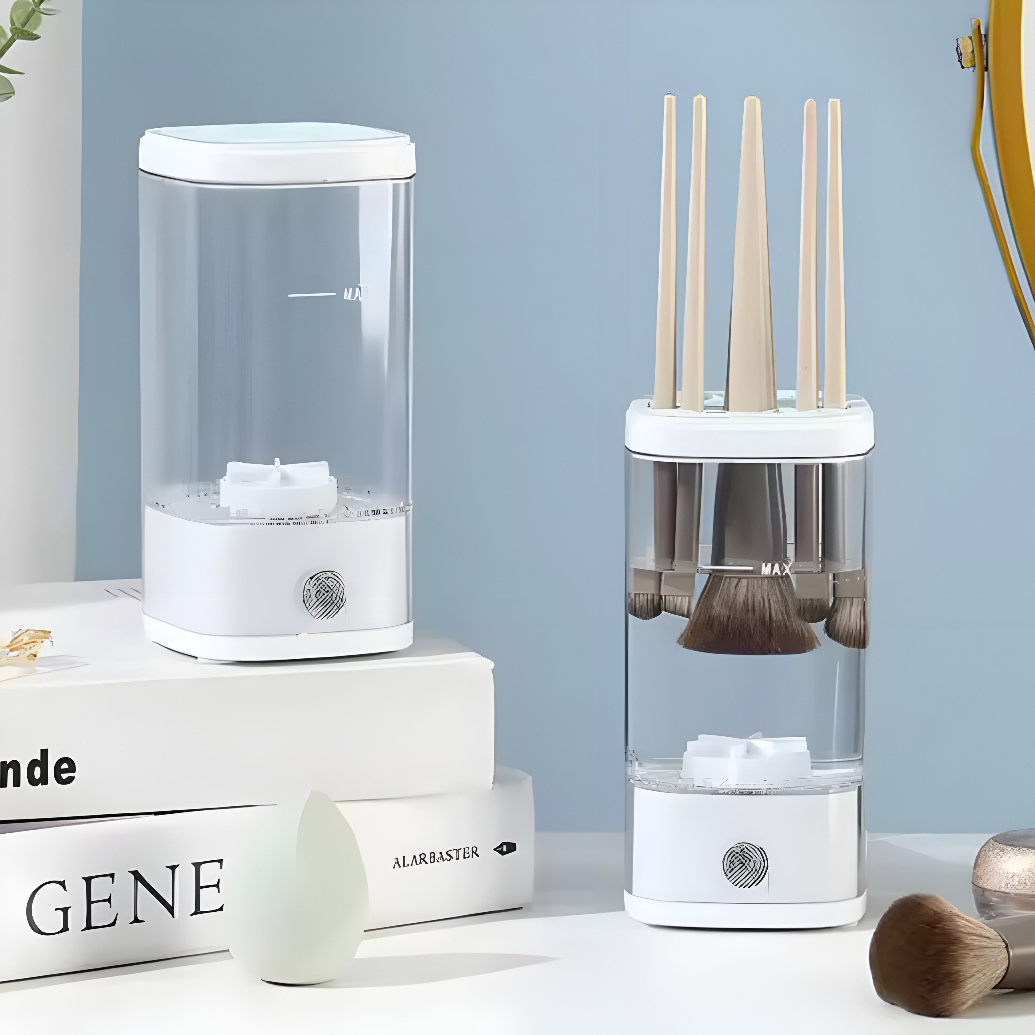 Limpiador de Brochas de Maquillaje Eléctrico USB