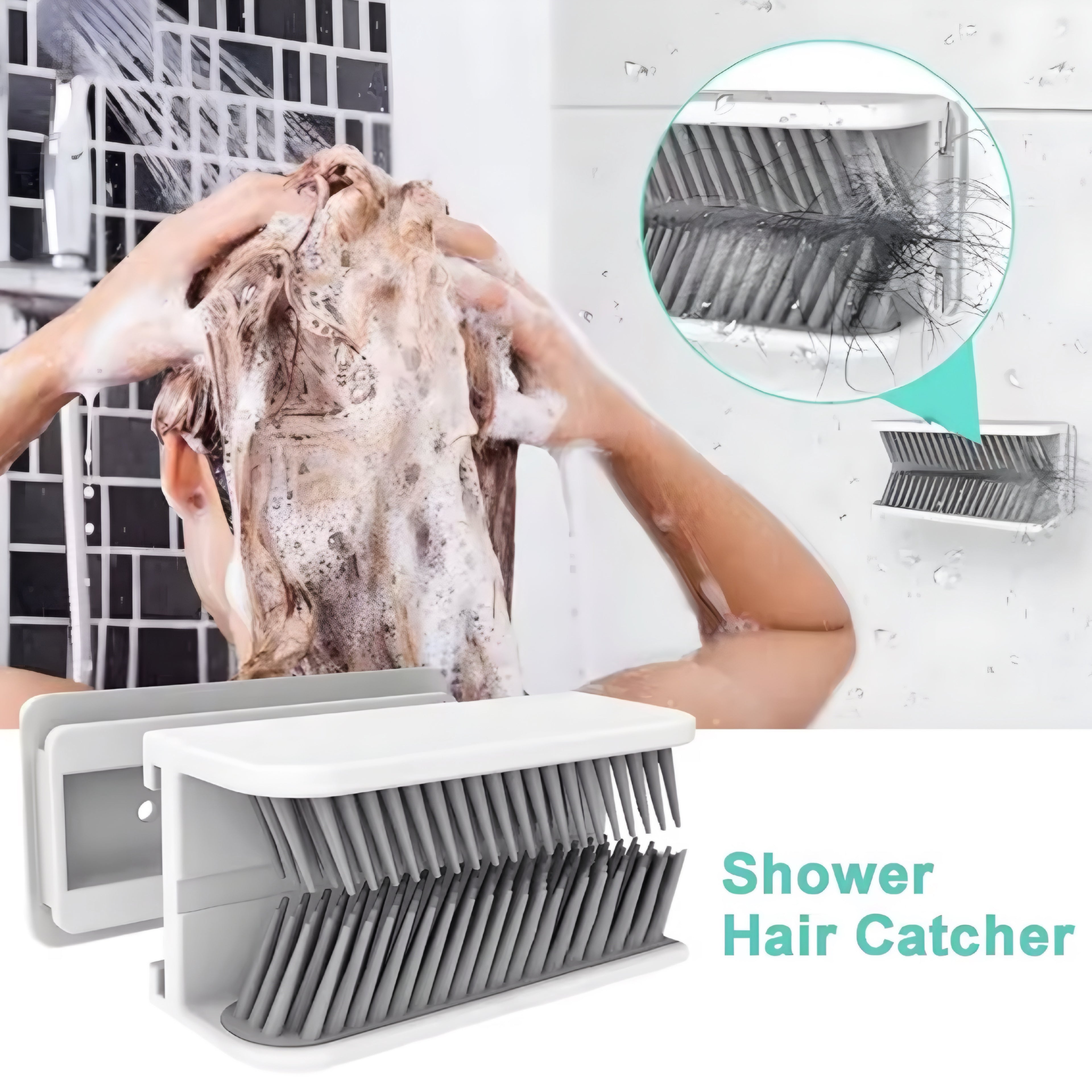 Recogedor de Pelo de Pared – Adiós a los Desagües Atascados