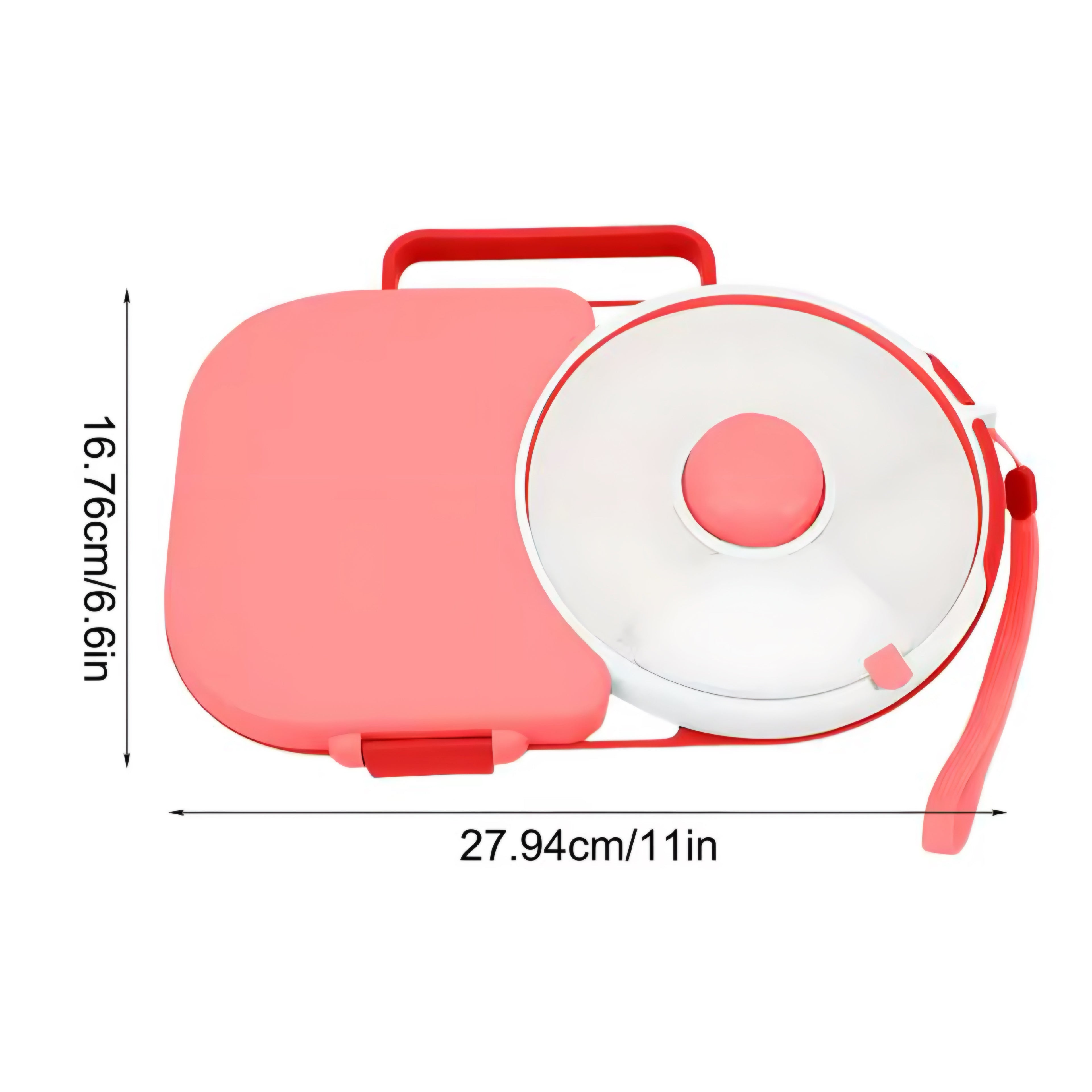 Caja de Almuerzo Rotativa para Niños con Spinner de Snacks